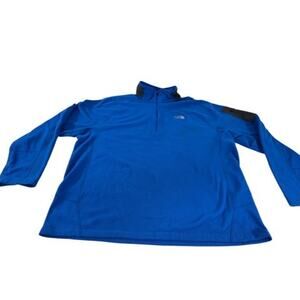 "North Face" Men's 1/4 Zip Fleece SZ 2X Outdoor Rugged Woodsman Warm Hiking Soft